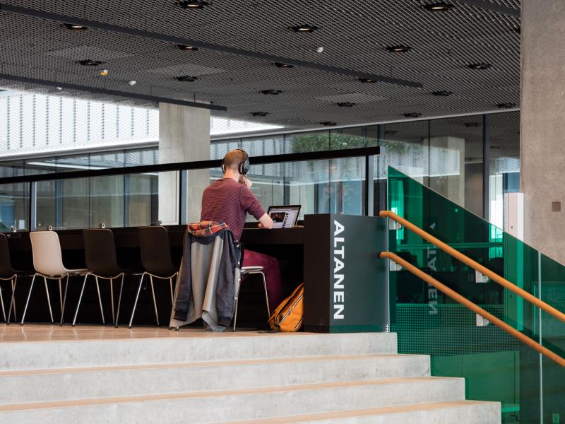 Studiepladser på Altanen i Dokk1.